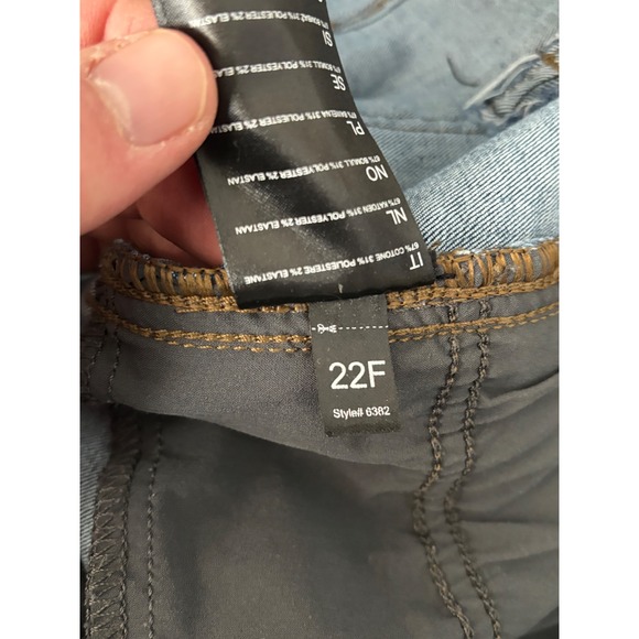 Kuhl Jeans Womens 16 Short Blue Kontour Flex Denim Skinny Leg Outdoors‎ Hiking - Picture 11 of 15